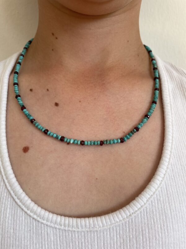 Collana girocollo turchese - immagine 5