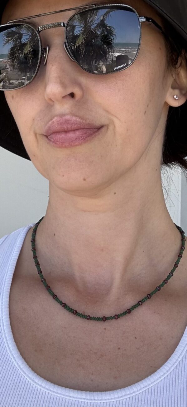 Collana girocollo nefrite