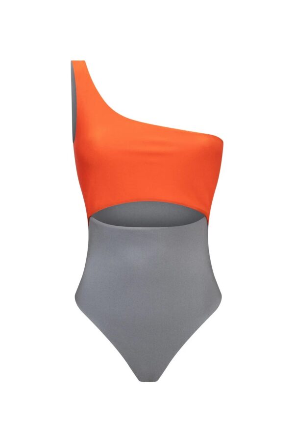 Costume da bagno intero monospalla - immagine 3